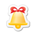 Christmas Bell Icon 128x128 png
